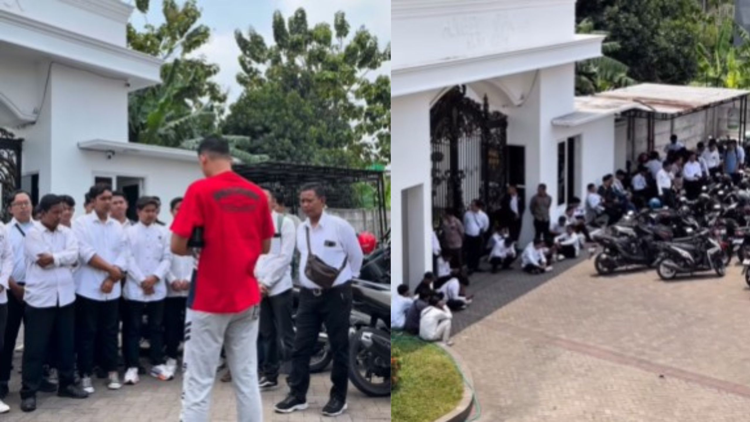 Rumah mewah di daerah Sidoarjo didatangi banyak pelamar. (TikTok)
